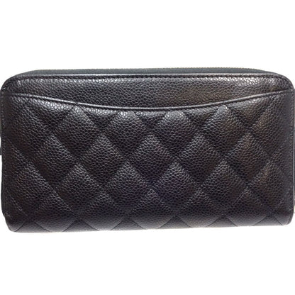Top Quality Chanel Caviar Skin Classic Long Wallet AP0242