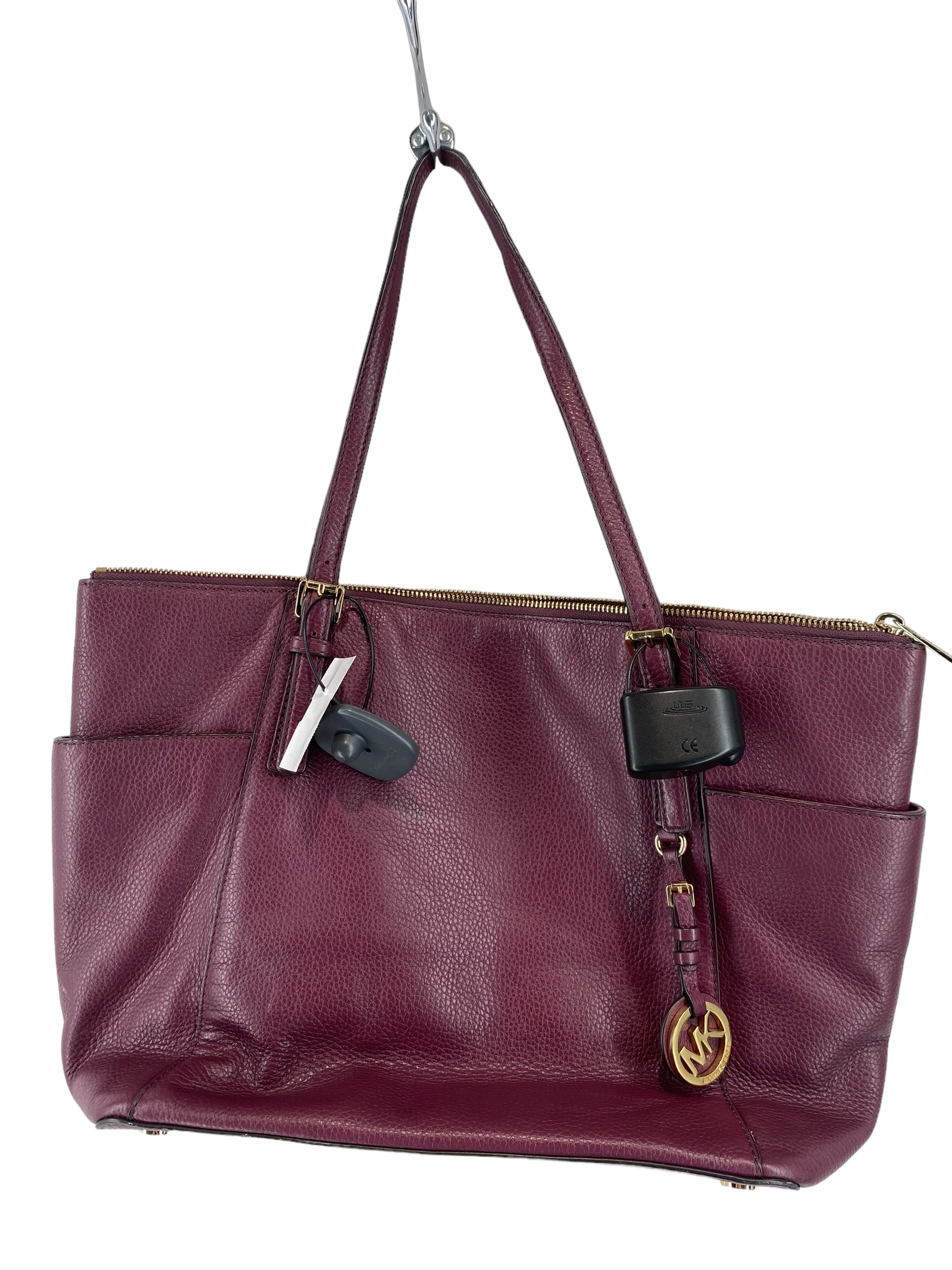 Purple Handbag Designer Michael Kors. Size Large