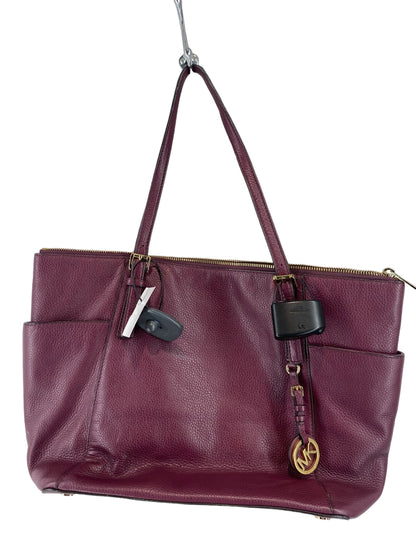 Purple Handbag Designer Michael Kors. Size Large