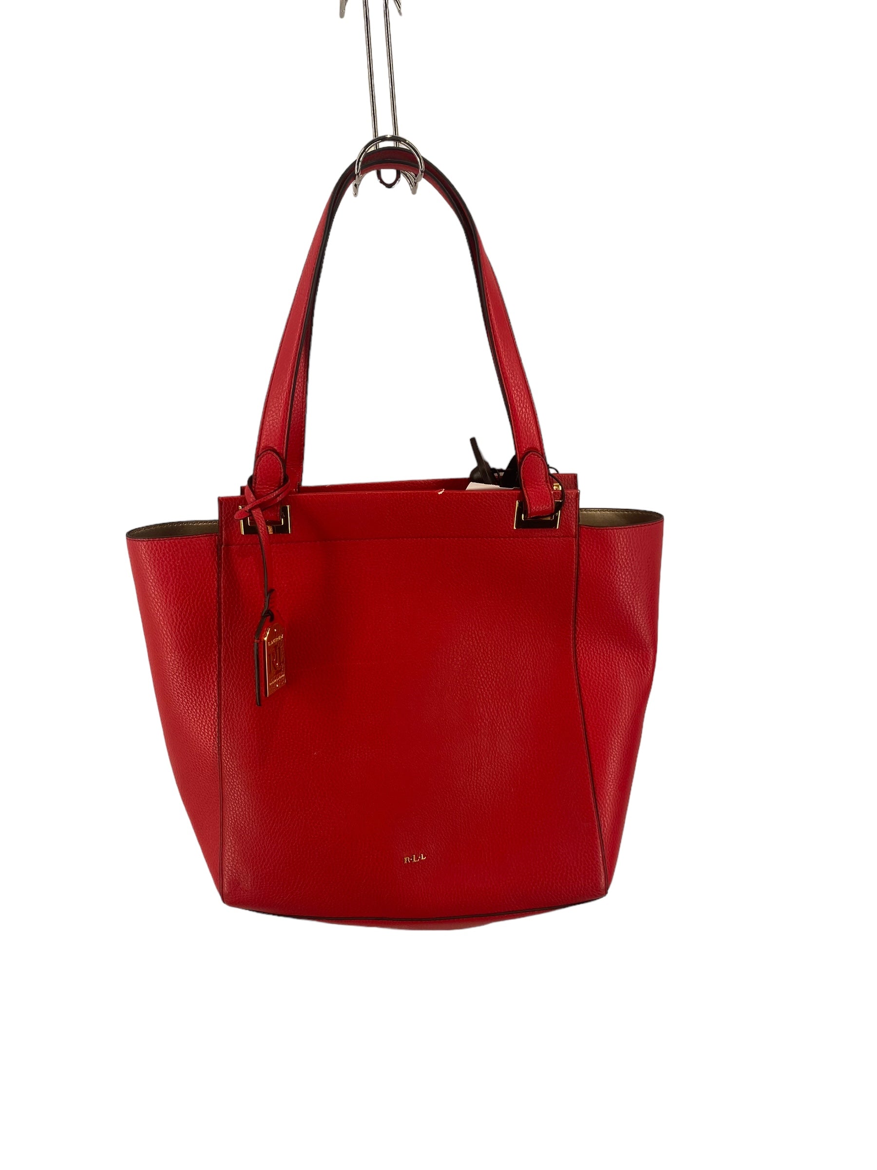 Tote Leather By Ralph Lauren. Size: Large