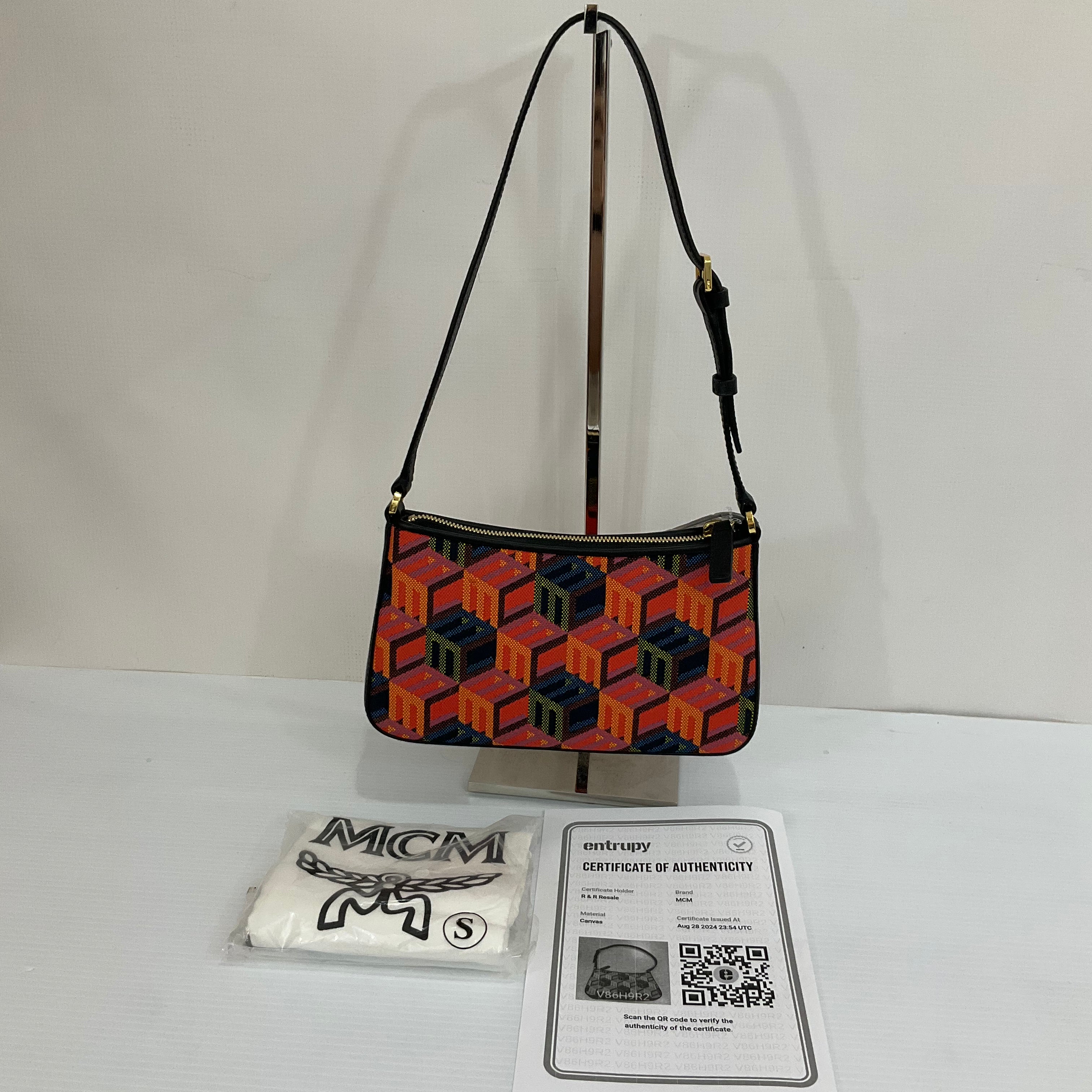 Handbag Luxury Designer By Mcm. Size: Small