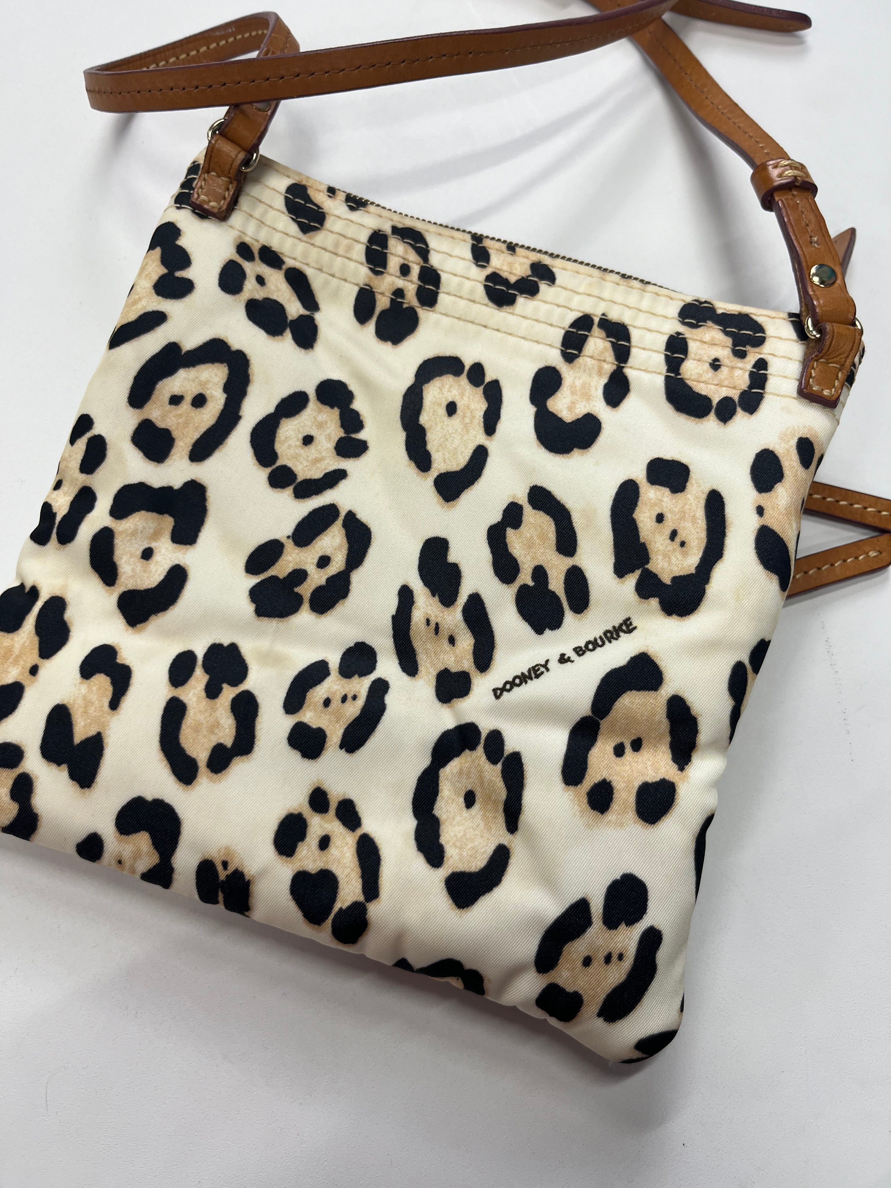 Animal Print Handbag Designer Dooney And Bourke. Size Small