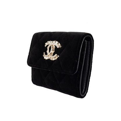 Top Quality Chanel Top Quality Chanel Quilted Velvet Wallet