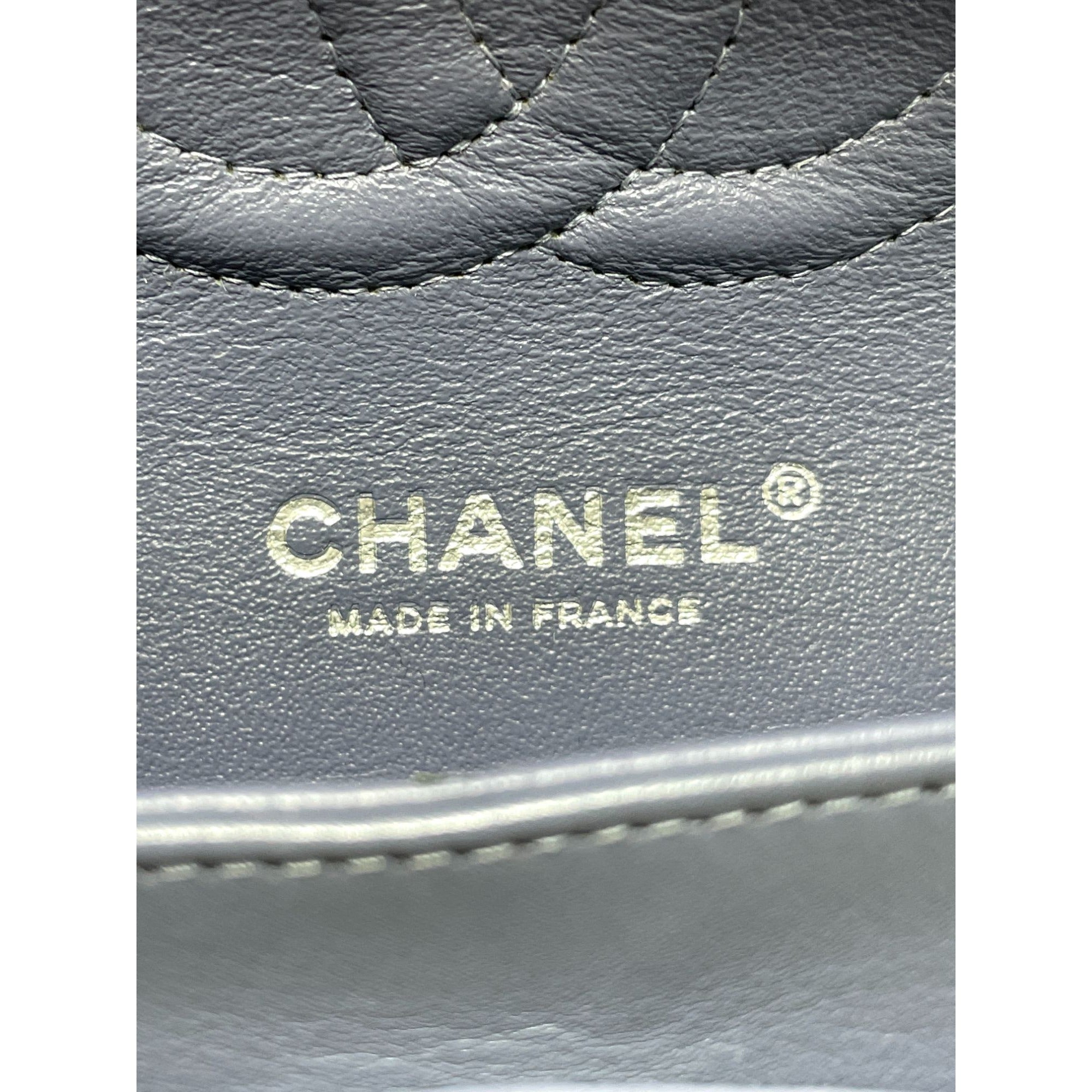 Top Quality Chanel Top Quality Chanel Classic Patent Medium Double New Bag - Grey