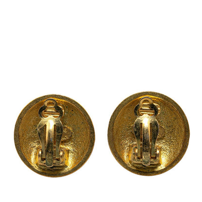 Top Quality Chanel Vintage Coco Mark Earrings Gold