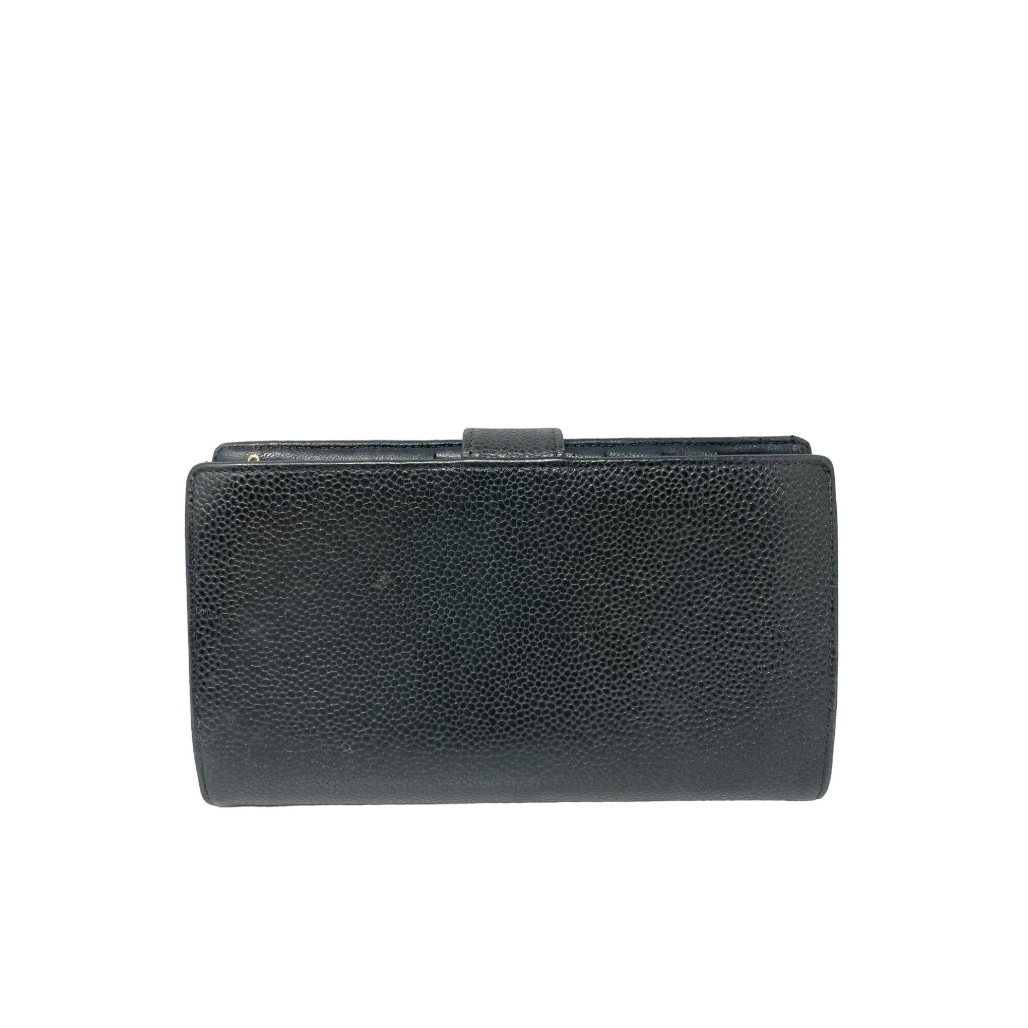 Top Quality Chanel Top Quality Chanel Timeless Caviar Continental Wallet - Black