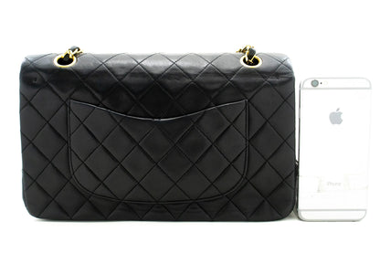 Top Quality Chanel Classic Double New 10 Chain Shoulder Bag Black Lambskin