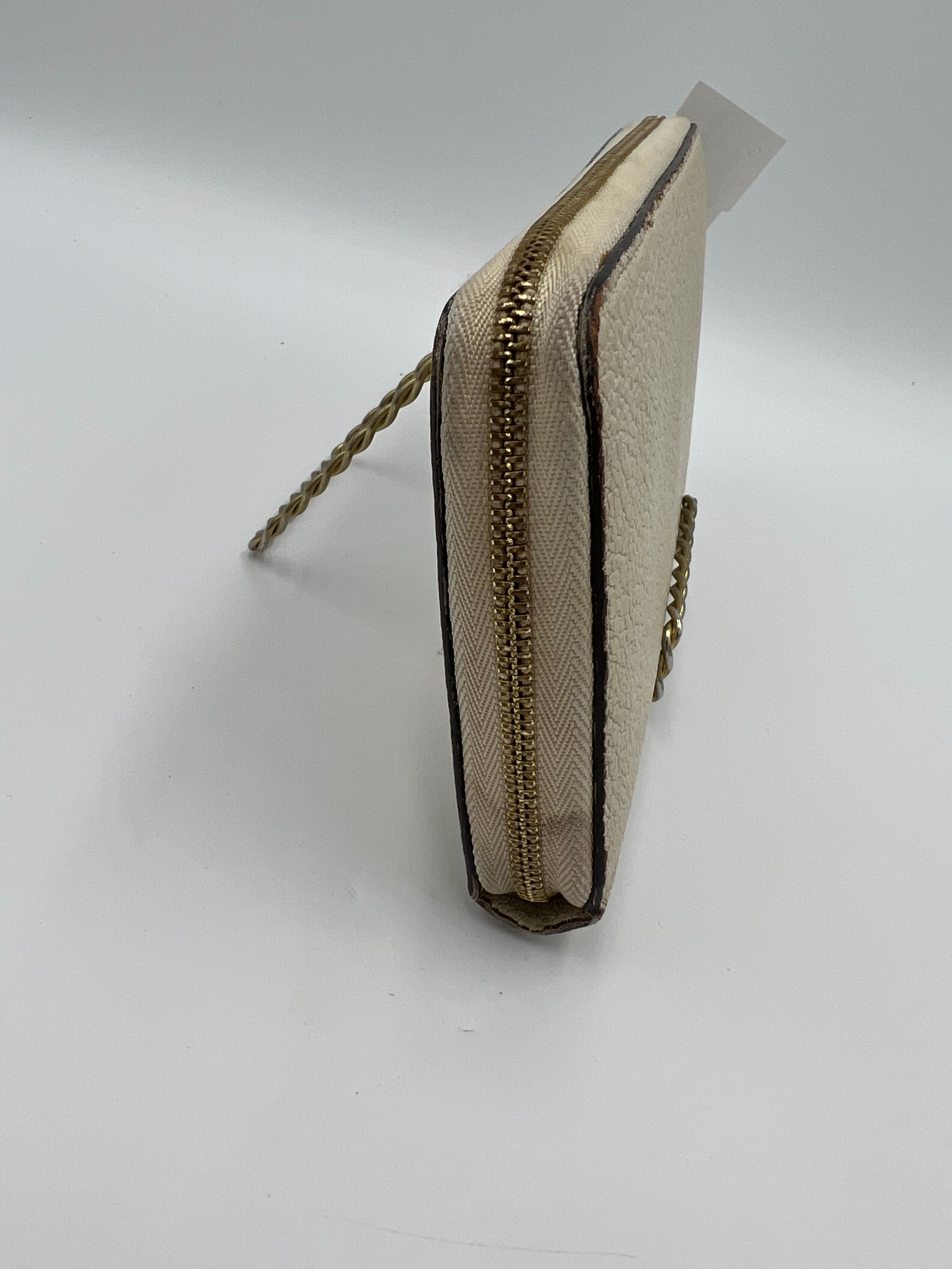 Celine Zip Around Calfskin Designer Leather Wallet