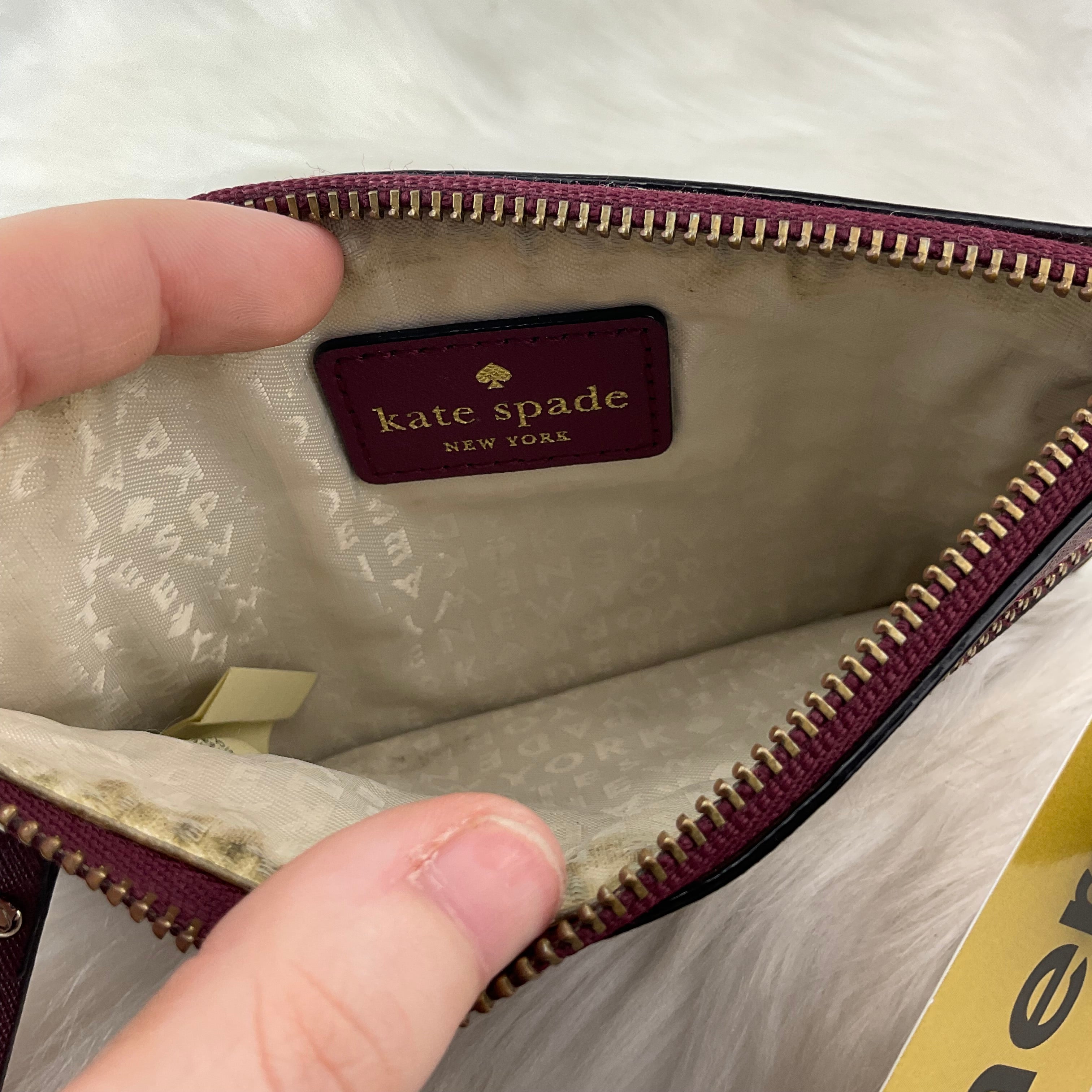 Wristlet Designer Kate Spade. Size Small
