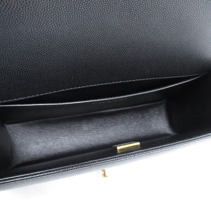 Top Quality Chanel Boy Caviar Chain Shoulder Bag Black