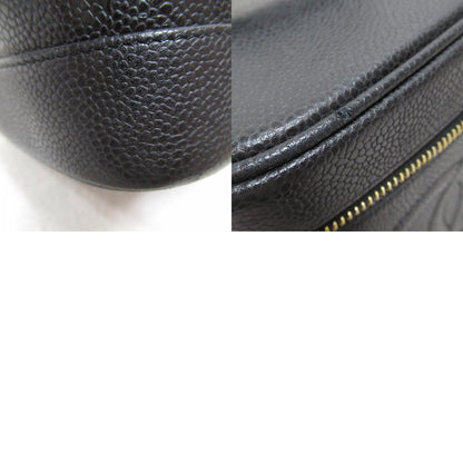 Top Quality Chanel Caviar Skin Vanity Handbag Black