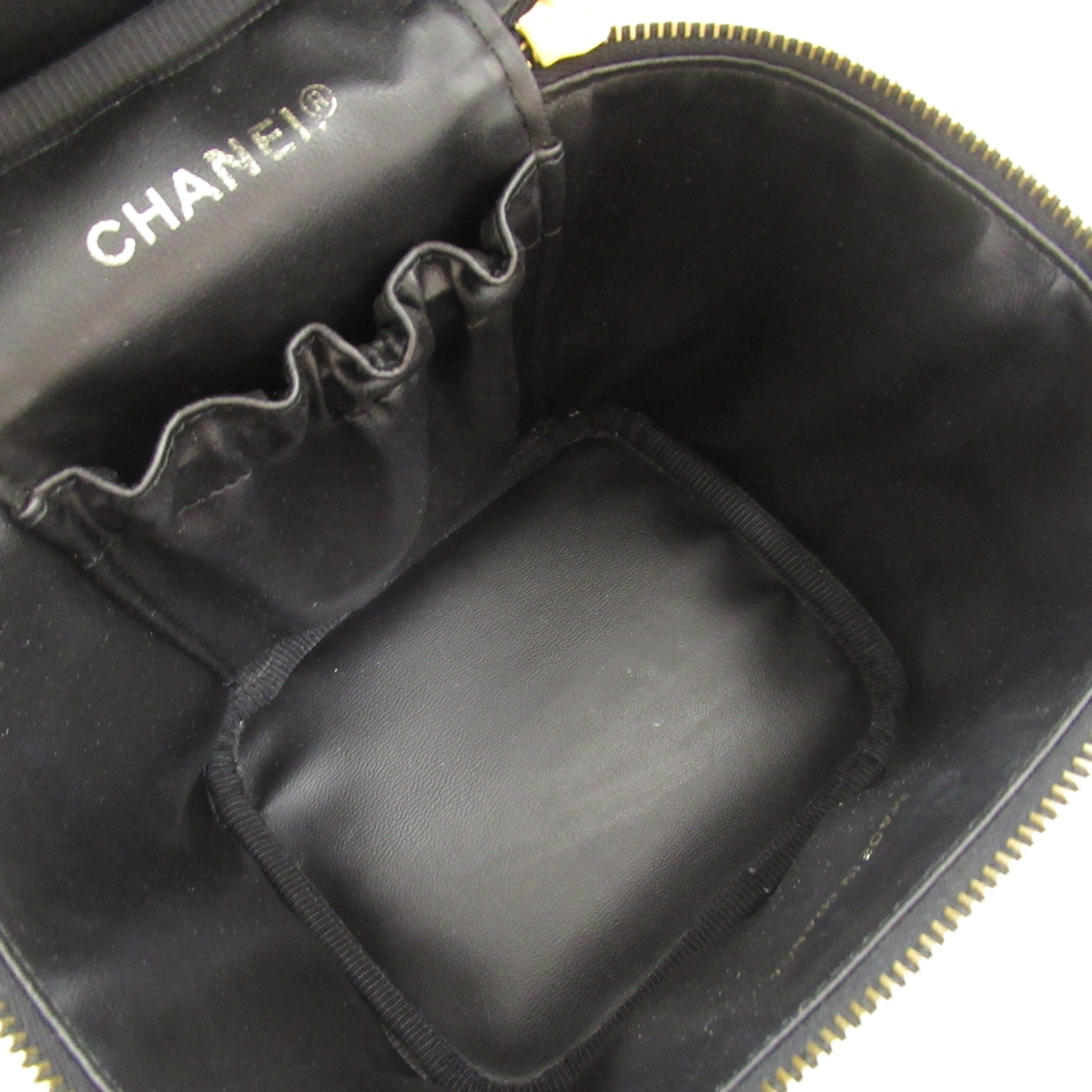 Top Quality Chanel Caviar Skin Vanity Handbag Black