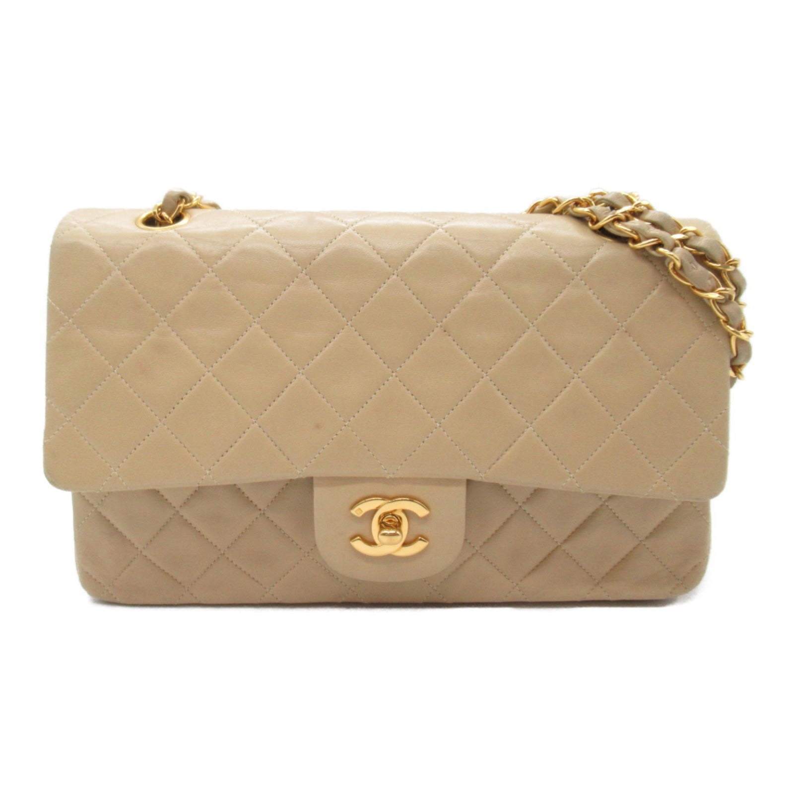 Top Quality Chanel Lambskin Double Flap Shoulder Bag