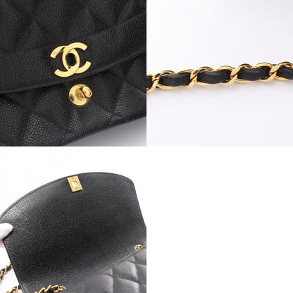 Top Quality Chanel Caviar Skin Diana Flap Shoulder Bag