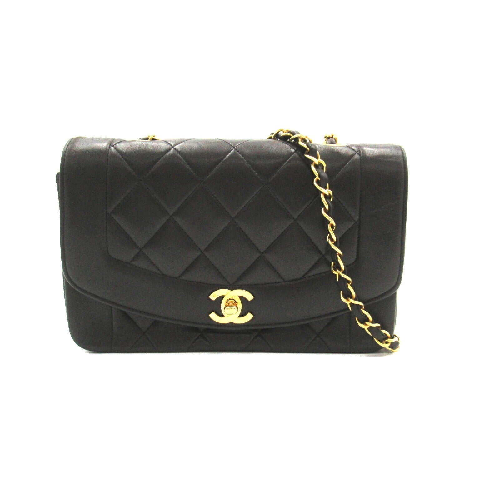 Top Quality Chanel Lambskin Diana Chain Shoulder Bag