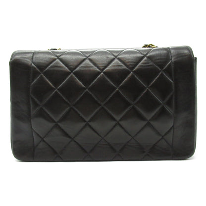 Top Quality Chanel Diana Chain Shoulder Bag Lambskin Black