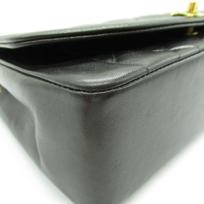 Top Quality Chanel Diana Chain Shoulder Bag Lambskin Black