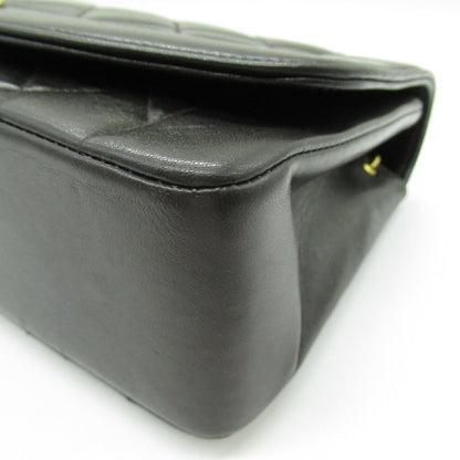 Top Quality Chanel Diana Chain Shoulder Bag Lambskin Black