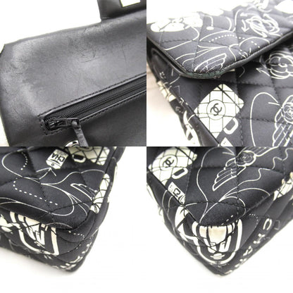 Top Quality Chanel Satin Airline W Flap Chain Shoulder Bag