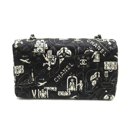 Top Quality Chanel Satin Airline W Flap Chain Shoulder Bag