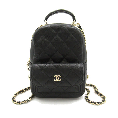 Top Quality Chanel Caviar Skin Matelasse Backpack Black