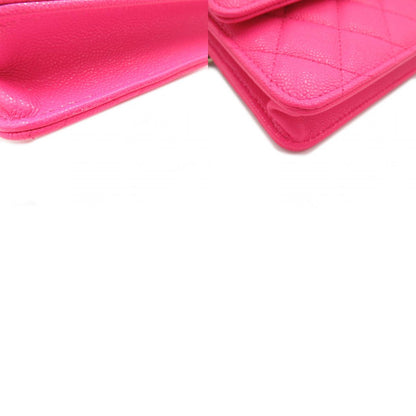 Top Quality Chanel Matelasse Chain Wallet Shoulder Bag Pink