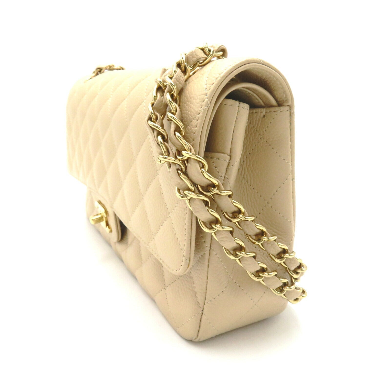 Top Quality Chanel Caviar Skin Double Flap Shoulder Bag