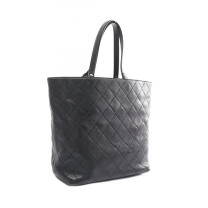 Top Quality Chanel Matelasse Leather Tote Bag Black