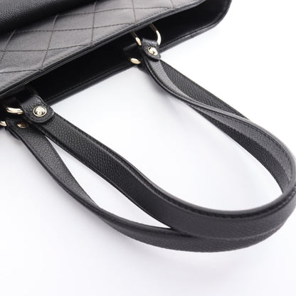 Top Quality Chanel Matelasse Leather Tote Bag Black