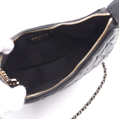 Top Quality Chanel Matelasse Small Hobo Shoulder Bag Black