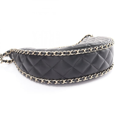 Top Quality Chanel Matelasse Small Hobo Shoulder Bag Black