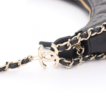 Top Quality Chanel Matelasse Small Hobo Shoulder Bag Black