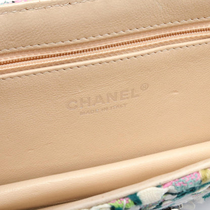 Top Quality Chanel Coco Mark Fabric Leather Shoulder Bag A93221