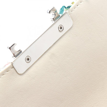 Top Quality Chanel Coco Mark Fabric Leather Shoulder Bag A93221