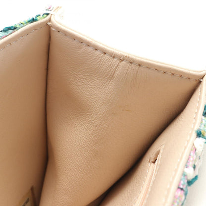 Top Quality Chanel Coco Mark Fabric Leather Shoulder Bag A93221