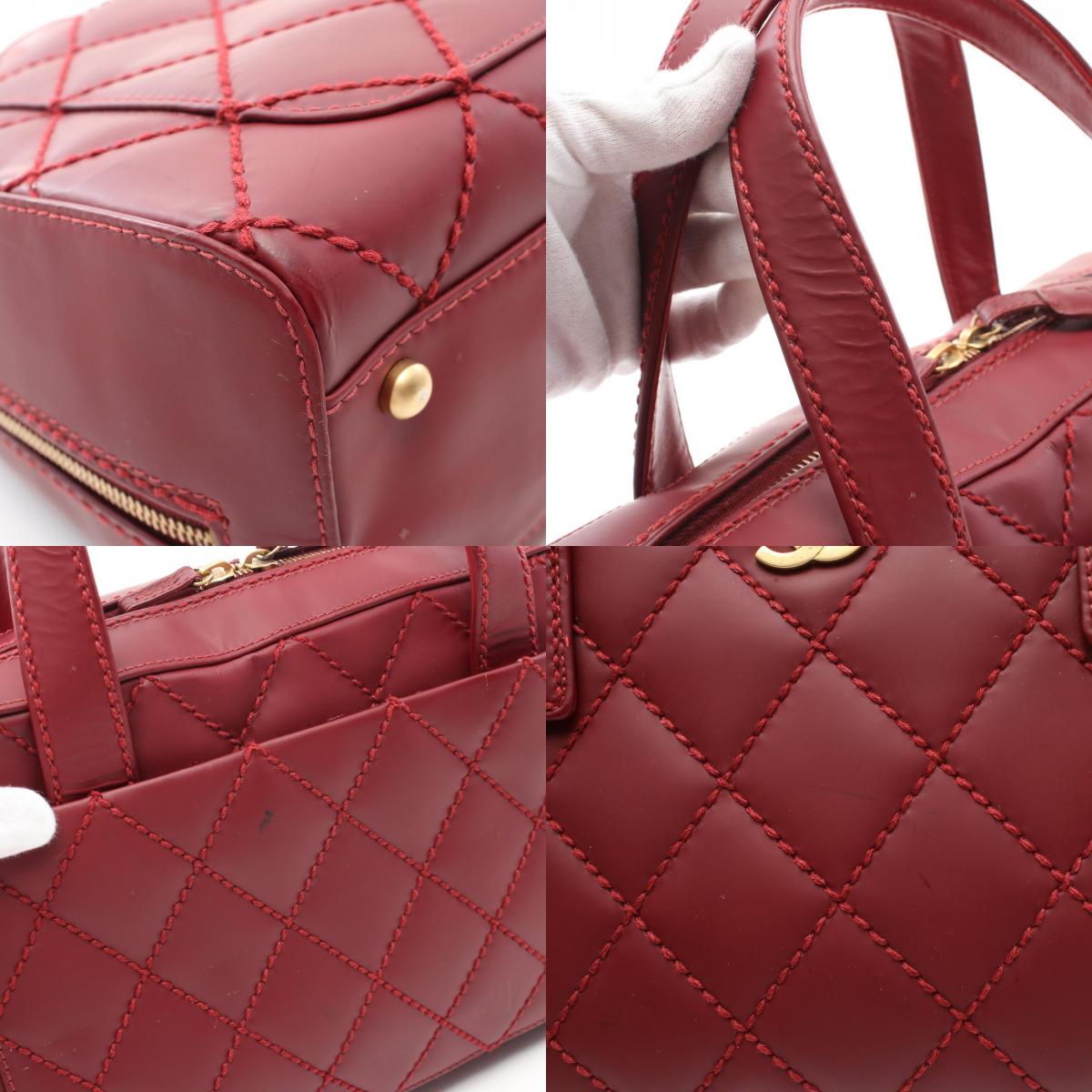 Top Quality Chanel Wild Stitch Coco Mark Leather Handbag