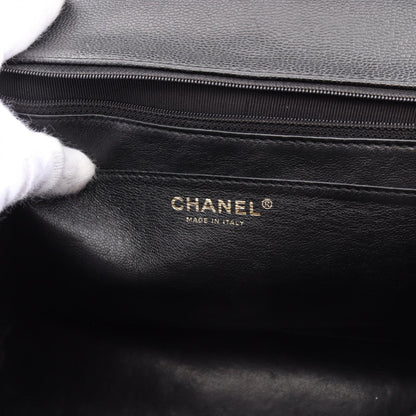 Top Quality Chanel Caviar Skin Matelasse Handbag Black
