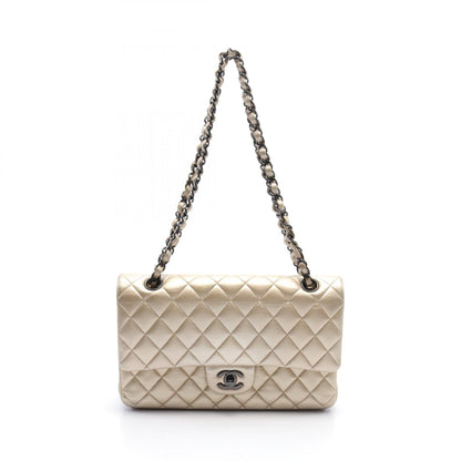 Top Quality Chanel Leather Matelasse W Flap Shoulder Bag A01112