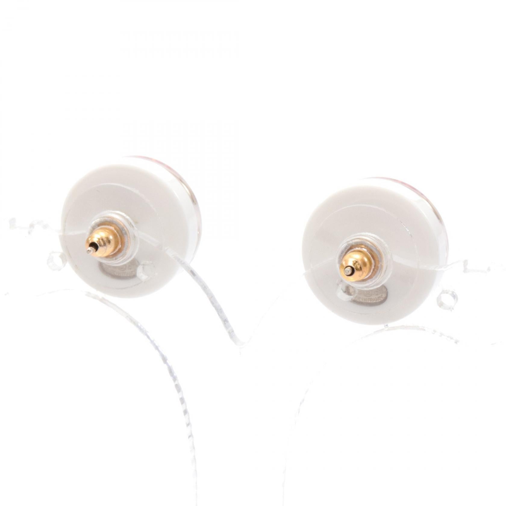 Top Quality Chanel Coco Mark Earrings Gold Plated Plastic