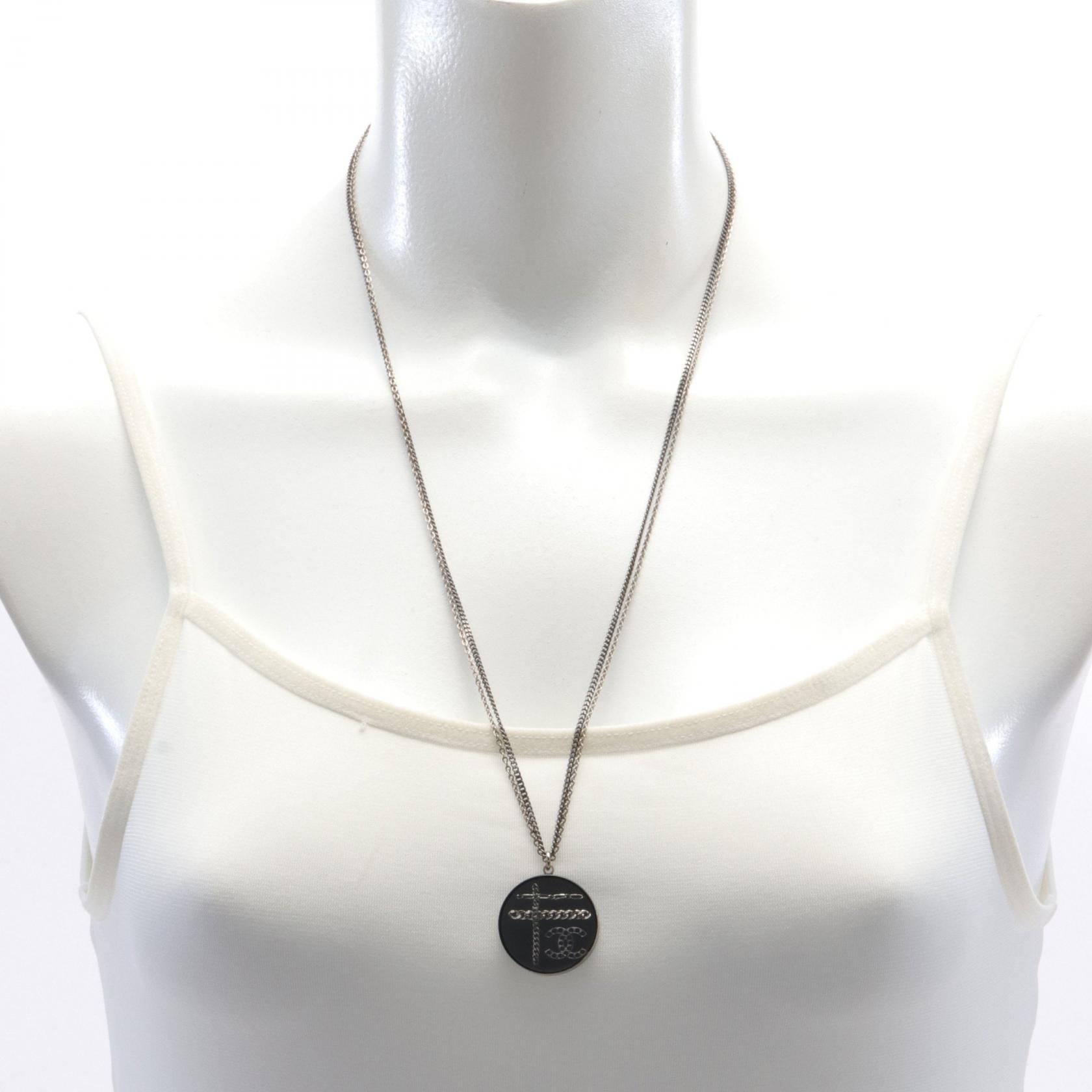 Top Quality Chanel Coco Mark Necklace Stainless Steel Plastic