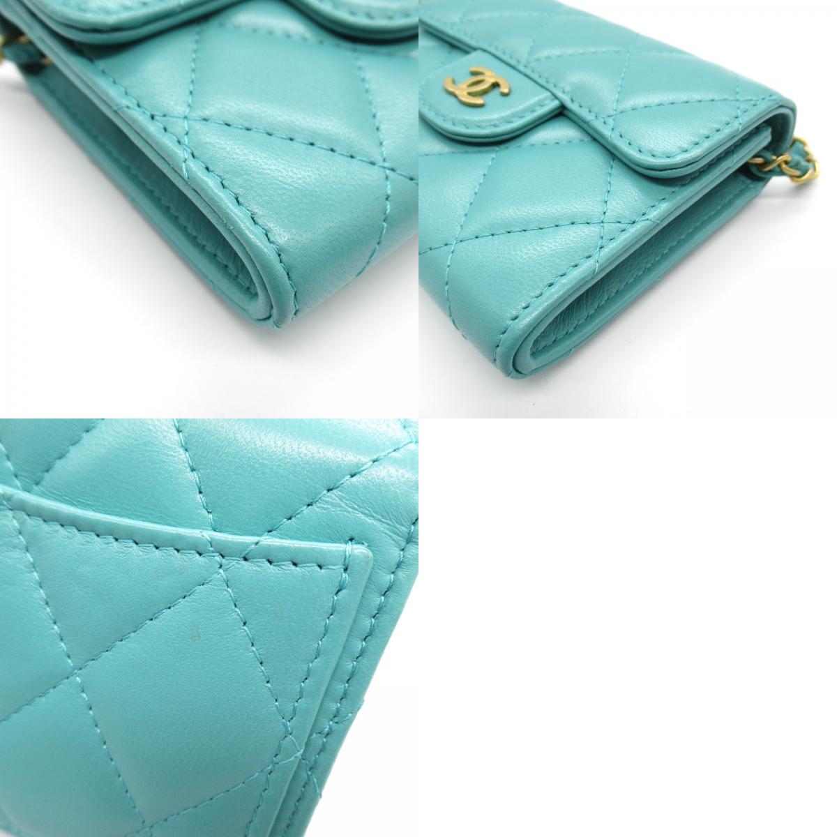 Top Quality Chanel Lambskin Chain Wallet Shoulder Bag