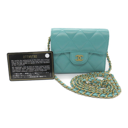 Top Quality Chanel Lambskin Chain Wallet Shoulder Bag