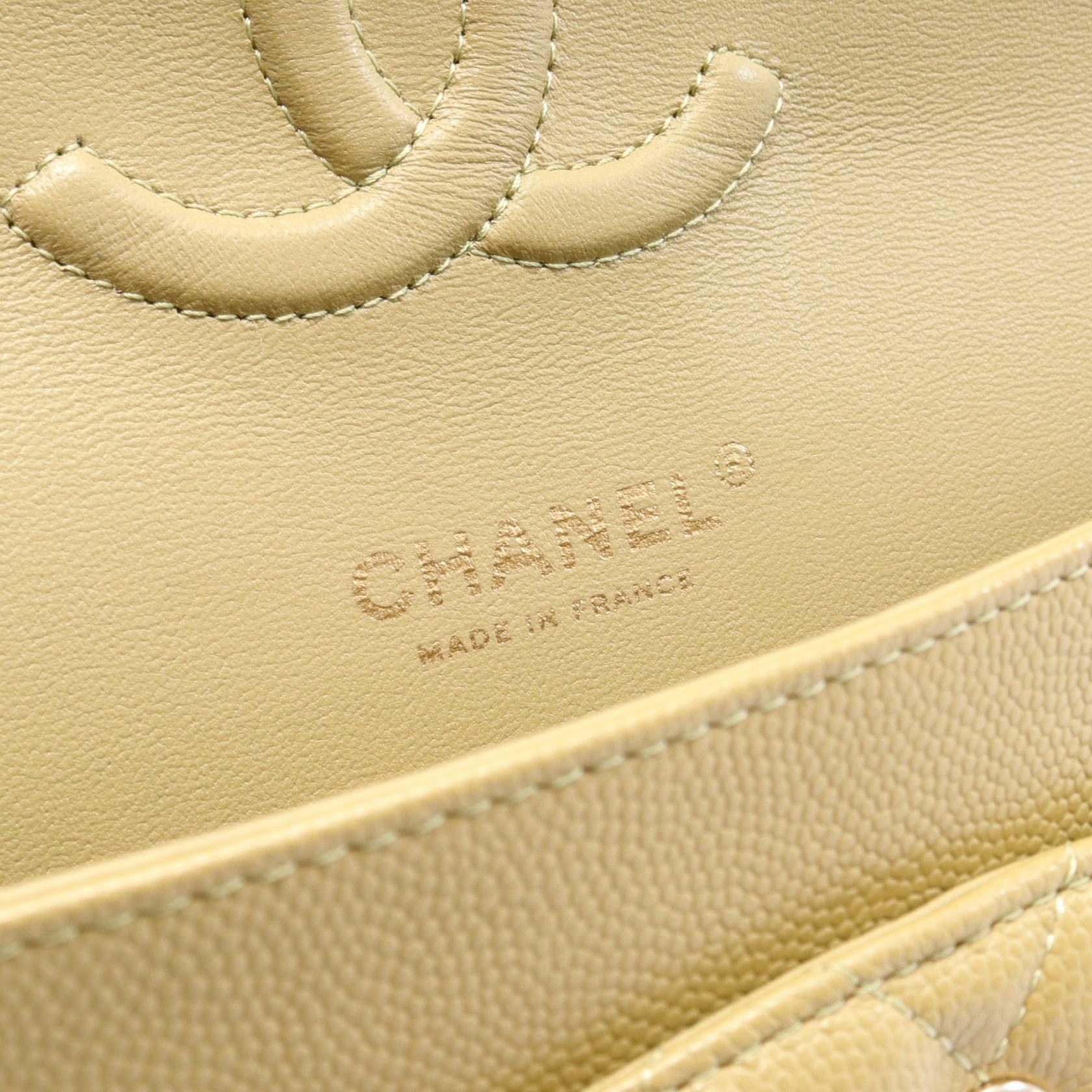 Top Quality Chanel Caviar Skin Matelasse W Flap Shoulder Bag