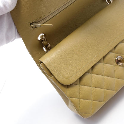Top Quality Chanel Caviar Skin Matelasse W Flap Shoulder Bag