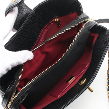 Top Quality Chanel Leather Bowling Shoulder Bag Black AS5005