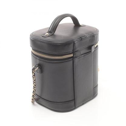 Top Quality Chanel Lambskin Vanity Shoulder Bag Black