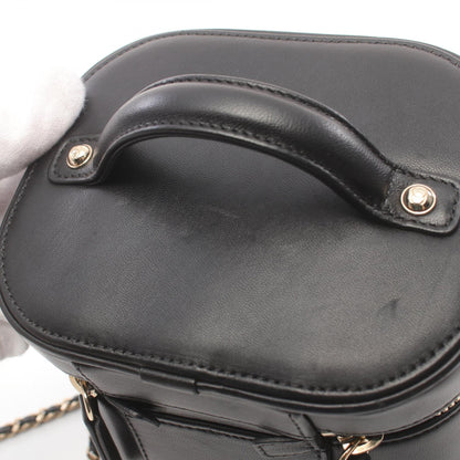 Top Quality Chanel Lambskin Vanity Shoulder Bag Black