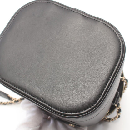 Top Quality Chanel Lambskin Vanity Shoulder Bag Black