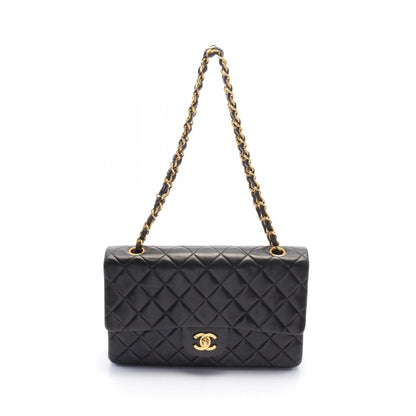 Top Quality Chanel Lambskin Matelasse W Flap Shoulder Bag A01112