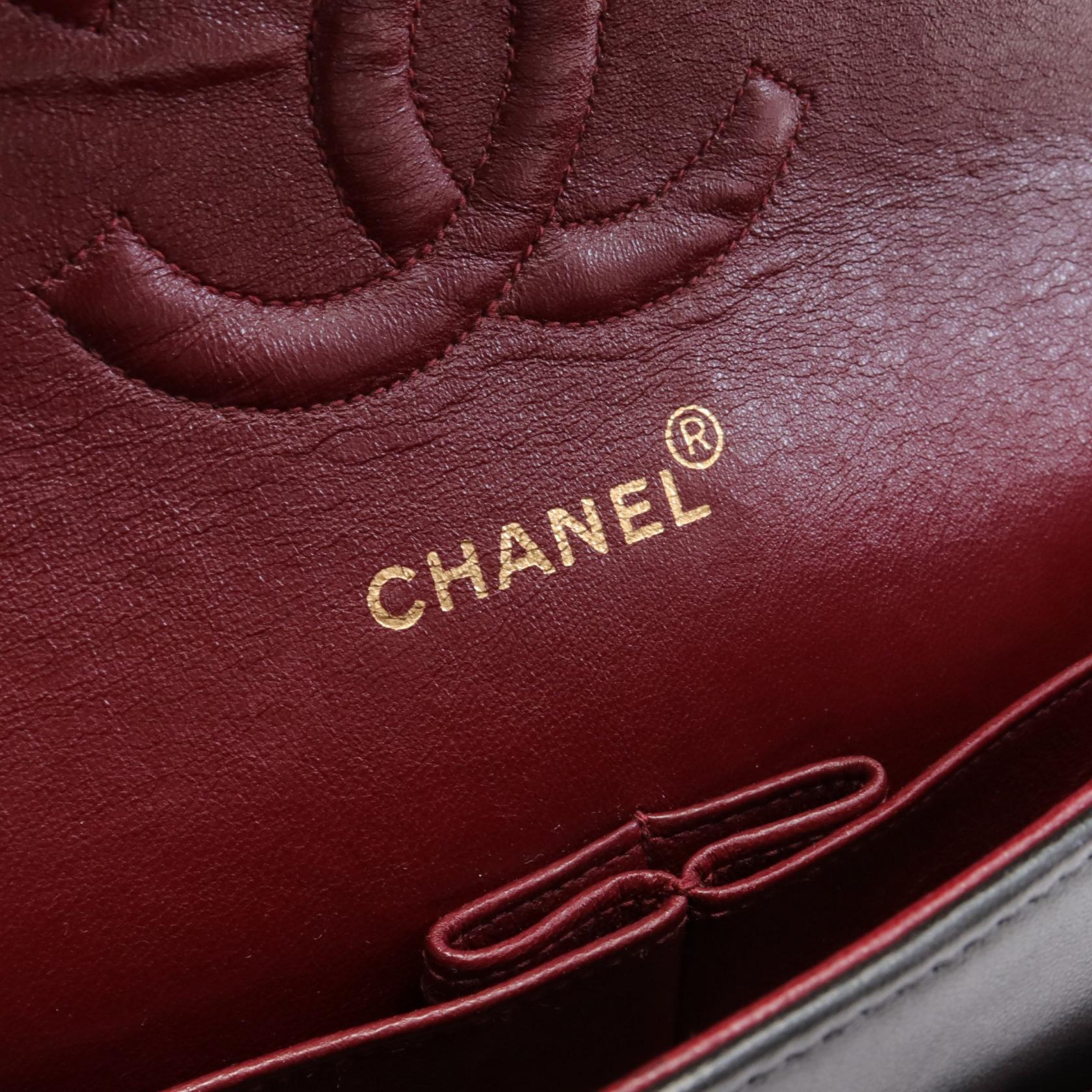 Top Quality Chanel Lambskin Matelasse W Flap Shoulder Bag A01112